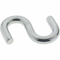 Value Collection - Carbon Steel Bright Zinc S-Hook - 0.262" Wire, 2" OAL - Makers Industrial Supply