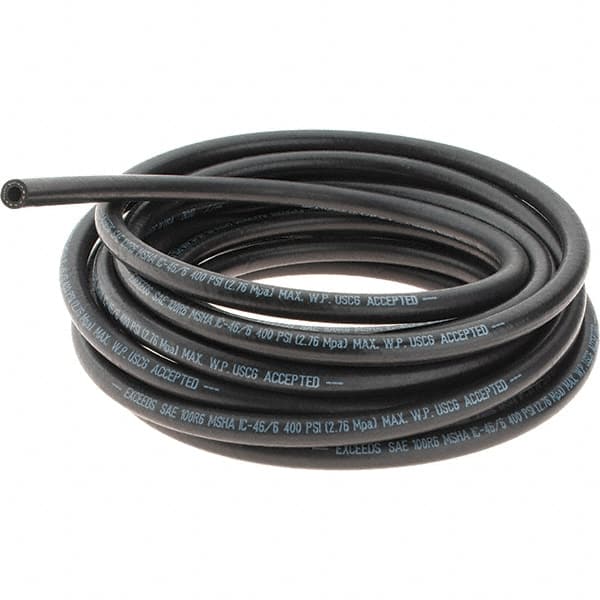 Value Collection - -4 Hose Size, 1/4" ID x 1/2" OD, 400 psi Work Pressure Hydraulic Hose - 2-1/2" Radius, Nitrile - Makers Industrial Supply