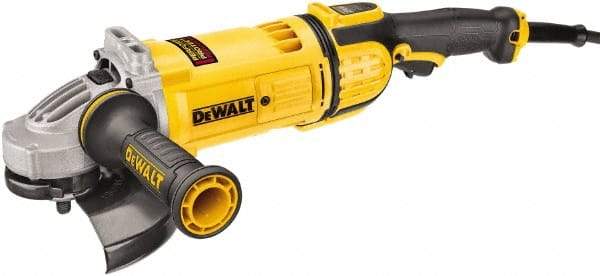 DeWALT - 7" Wheel Diam, 8,500 RPM, Corded Angle & Disc Grinder - 5/8-11 Spindle, 115 Volts, 15 Amps, Rear Exhaust - Makers Industrial Supply