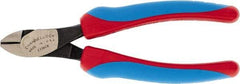 Channellock - 6" OAL, 5/32" Capacity, Diagonal Cutter - 9/16" Jaw Length x 6-11/32" Jaw Width, Straight Head, Comfort Grips Handle - Makers Industrial Supply