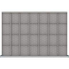 LISTA - 28-Compartment Drawer Divider Layout for 3.15" High Drawers - Makers Industrial Supply