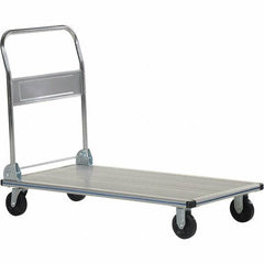 Vestil - 600 Lb Capacity Steel Platform Truck - Steel Deck, 24" OAW - Makers Industrial Supply