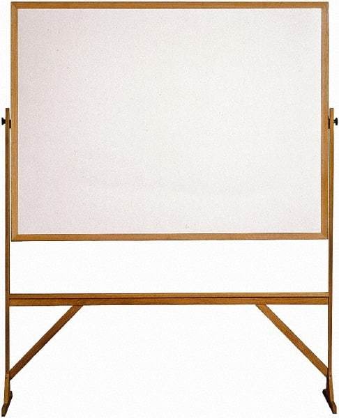 Ghent - 72" High x 53" Wide Reversible Dry Erase Board - Acrylate, 23-1/2" Deep - Makers Industrial Supply