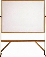 Ghent - 72" High x 53" Wide Reversible Dry Erase Board - Acrylate, 23-1/2" Deep - Makers Industrial Supply