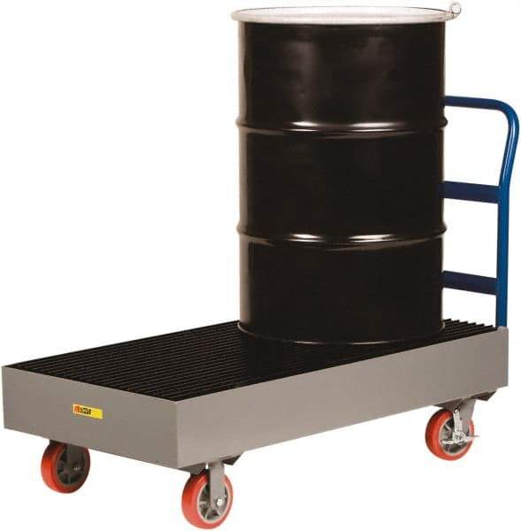 Little Giant - Mobile Spill Containment Type: Spill Control Cart Number of Drums: 2 - Makers Industrial Supply