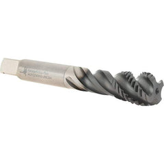 Walter-Prototyp - 3/4-10 UNC 4 Flute 2B Modified Bottoming Spiral Flute Tap - Powdered Metal, Hardlube Finish, 124.99mm OAL, Right Hand Flute, Right Hand Thread, Series AEP2256302 - Makers Industrial Supply