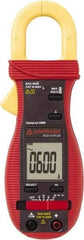 Amprobe - 3037808, CAT III, Digital Average Responding Clamp Meter with 1.0236" Clamp On Jaws - 400 VAC/VDC, 600 AC Amps, Measures Voltage, Continuity, Current, Frequency, Resistance - Makers Industrial Supply