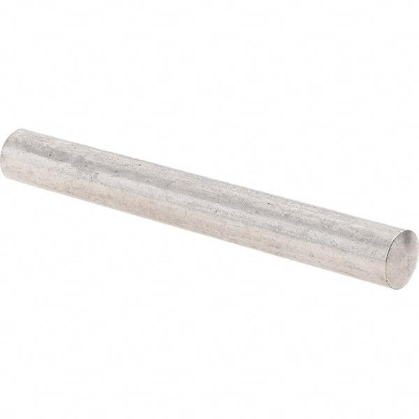 Value Collection - 6mm Diam x 50mm Pin Length 303 Stainless Steel Precision Dowel Pin - Unhardened, 1 Beveled & 1 Rounded End - Makers Industrial Supply