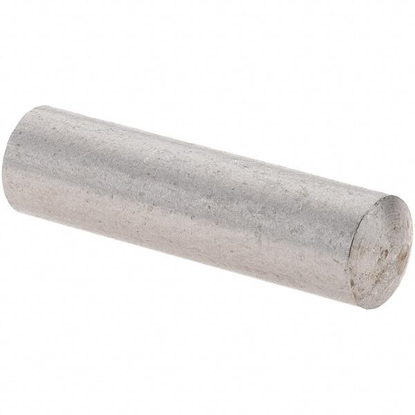 Value Collection - 5mm Diam x 18mm Pin Length 303 Stainless Steel Precision Dowel Pin - Unhardened, 1 Beveled & 1 Rounded End - Makers Industrial Supply