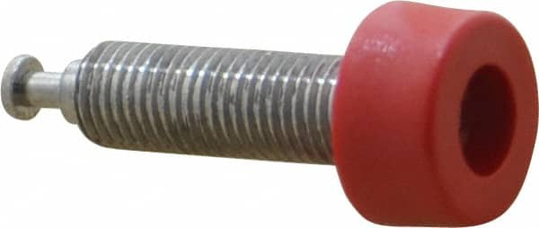 Pomona - Red Electrical Test Equipment Jack - Use with 0.63" Panels - Makers Industrial Supply