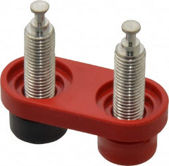 Pomona - Red Electrical Test Equipment Jack - Use with 0.070-0.375" Panels - Makers Industrial Supply