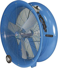 Patterson Fan - 30" Blade, 1/2 hp, 7,500 CFM, Industrial Circulation Fan - Floor Stand, 115 AC Volts, 6.2 Amps, 3 Speed - Makers Industrial Supply