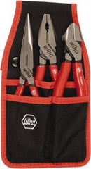 Wiha - 3 Piece Cutting Plier Set - Comes in Clamshell - Makers Industrial Supply