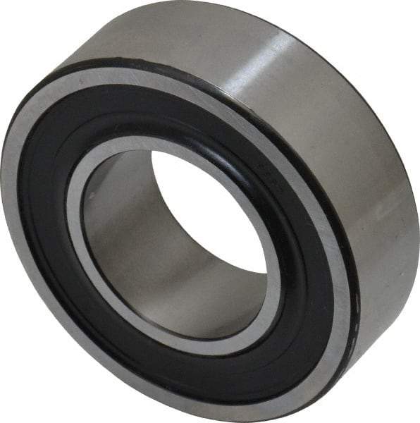 SKF - 30mm Bore Diam, 62mm OD, Double Seal Self Aligning Radial Ball Bearing - 20mm Wide, 2 Rows, Round Bore, 1,510 Lb Static Capacity, 5,350 Lb Dynamic Capacity - Makers Industrial Supply