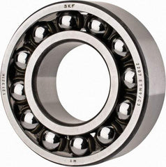 SKF - 35mm Bore Diam, 72mm OD, Open Self Aligning Radial Ball Bearing - 23mm Wide, 2 Rows, Round Bore, 1,980 Lb Static Capacity, 6,900 Lb Dynamic Capacity - Makers Industrial Supply