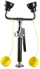 Bradley - Plumbed Drench Hoses Mount: Deck Style: Dual Spray Head - Makers Industrial Supply