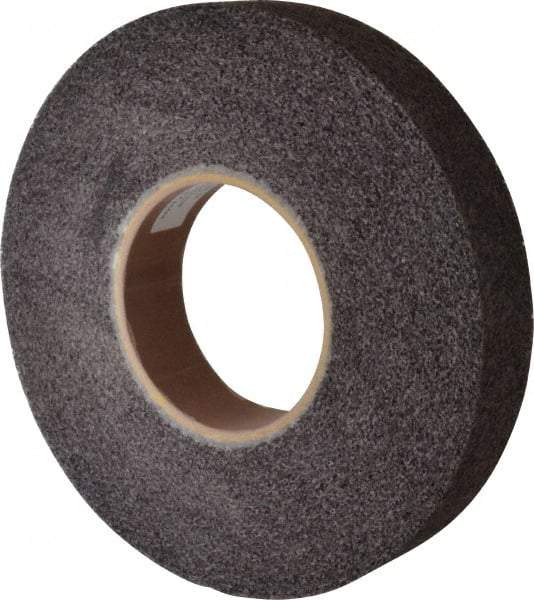 Brite Star - 12" Diam, 2" Face Width, 5" Center Hole, Medium Grade, Aluminum Oxide Deburring Wheel - Convolute, Soft Density 5 Grade, 3,000 RPM - Makers Industrial Supply