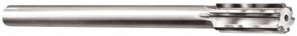 Made in USA - 0.1855" Carbide-Tipped 4 Flute Chucking Reamer - Straight Flute, 1-1/8" Straight Shank, 1-1/8" Flute Length, 4-1/2" OAL - Makers Industrial Supply