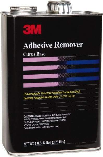 3M - 1 Gal Pail Adhesive Remover - Removes Grease, Oil, Ink, Dirt - Makers Industrial Supply