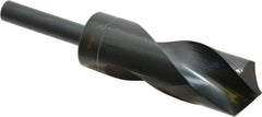 Chicago-Latrobe - 1-21/64" Drill, 118° Point, High Speed Steel Silver Deming & Reduced Shank Drill Bit - Oxide Finish, 6" OAL, Straight Shank, 3-1/8" Flute Length, Right Hand Cut, Standard Point, Spiral Flute, Regular Spiral - Makers Industrial Supply