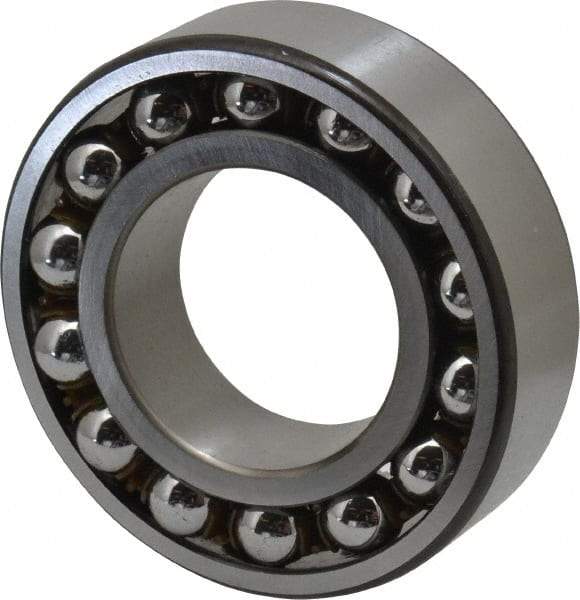 SKF - 40mm Bore Diam, 80mm OD, Open Self Aligning Radial Ball Bearing - 23mm Wide, 2 Rows, Round Bore, 2,250 Lb Static Capacity, 7,170 Lb Dynamic Capacity - Makers Industrial Supply