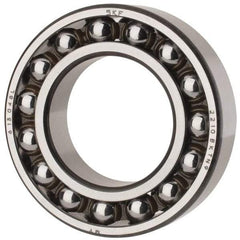 SKF - 50mm Bore Diam, 90mm OD, Open Self Aligning Radial Ball Bearing - 23mm Wide, 2 Rows, Round Bore, 2,520 Lb Static Capacity, 7,600 Lb Dynamic Capacity - Makers Industrial Supply