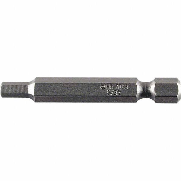 Wiha - 0.109" Power Bit - 1/4" Drive, 2" OAL - Makers Industrial Supply