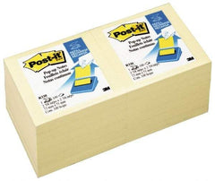 3M - 90 Sheet, 3 x 3", Note Pad/Writing Pad/Notebook - Yellow - Makers Industrial Supply