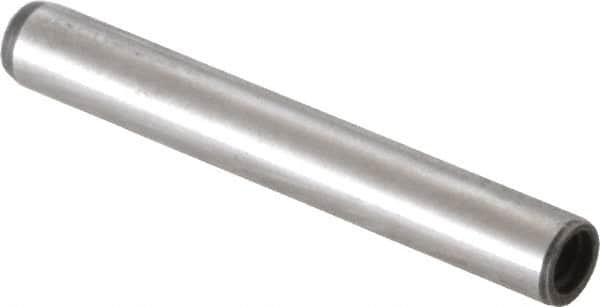 Value Collection - 6mm Diam x 45mm Pin Length Alloy Steel Pull Out Dowel Pin - C 57-63 Hardness, 1 Rounded & 1 Threaded End - Makers Industrial Supply