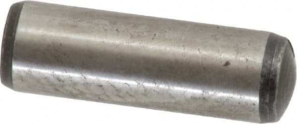 Value Collection - 8mm Diam x 25mm Pin Length Alloy Steel Pull Out Dowel Pin - C 57-63 Hardness, 1 Rounded & 1 Threaded End - Makers Industrial Supply