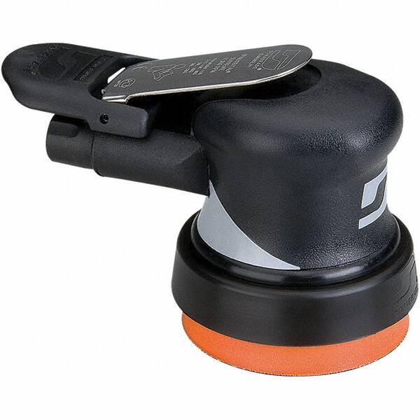 Dynabrade - 18 CFM Air Consumption, Palm Air Orbital Sander - Round Pad, - Makers Industrial Supply