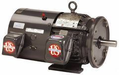 US Motors - 60 hp, TEFC Enclosure, No Thermal Protection, 3,570 RPM, 230/460 Volt, 60 Hz, Three Phase Premium Efficient Motor - Size 364 Frame, Rigid Mount, 1 Speed, Ball Bearings, 136/68 Full Load Amps, F Class Insulation, Reversible - Makers Industrial Supply