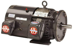 US Motors - 60 hp, TEFC Enclosure, No Thermal Protection, 1,785 RPM, 230/460 Volt, 60 Hz, Three Phase Premium Efficient Motor - Size 364 Frame, Rigid Mount, 1 Speed, Ball Bearings, 138/69 Full Load Amps, F Class Insulation, Reversible - Makers Industrial Supply