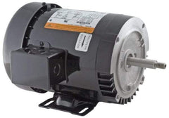 US Motors - 1 hp, ODP Enclosure, No Thermal Protection, 3,520 RPM, 208-230/460 Volt, 60 Hz, Three Phase Standard Efficient Motor - Size 143 Frame, Rigid Mount, 1 Speed, Ball Bearings, 3.5-3.4/1.7 Full Load Amps, F Class Insulation, CCW Lead End - Makers Industrial Supply