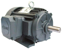 US Motors - 1.5 hp, TEFC Enclosure, No Thermal Protection, 1,175 RPM, 208-230/460 Volt, 60 Hz, Three Phase Energy Efficient Motor - Size 182 Frame, Rigid Mount, 1 Speed, Ball Bearings, 5.2-4.6/2.3 Full Load Amps, F Class Insulation, CCW Lead End - Makers Industrial Supply