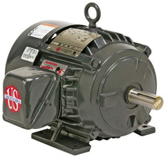 US Motors - 50 hp, TEFC Enclosure, No Thermal Protection, 1,775 RPM, 230/460 Volt, 60 Hz, Three Phase Premium Efficient Motor - Size 326 Frame, Rigid Mount, 1 Speed, Ball Bearings, 113/56 Full Load Amps, F Class Insulation, Reversible - Makers Industrial Supply