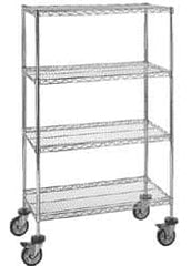 Quantum Storage - 36" Wide, 1" High, Open Shelving Wire Shelving Shelf - Makers Industrial Supply