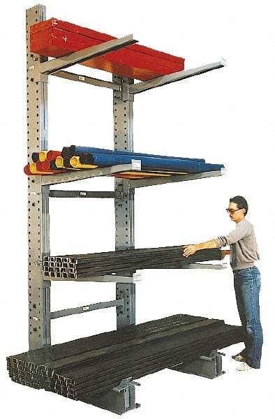 Made in USA - 42 Inches Long, Heavy Duty, Straight Arm - With Lip, 1,865 Lb. Load Limit - Makers Industrial Supply