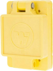 Value Collection - 480 VAC, 30 Amp, L16-30R NEMA, Ungrounded Receptacle - 3 Poles, 4 Wire, Female End, Yellow - Makers Industrial Supply