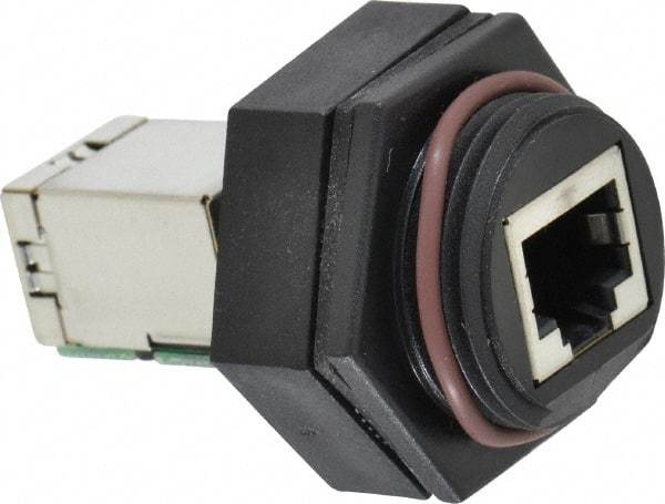 Woodhead Electrical - Ethernet Passthrough - RJ45(F/F) Connector - Makers Industrial Supply