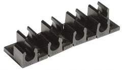 SMC PNEUMATICS - Multitube Holder - Black, 6 Slots - Makers Industrial Supply