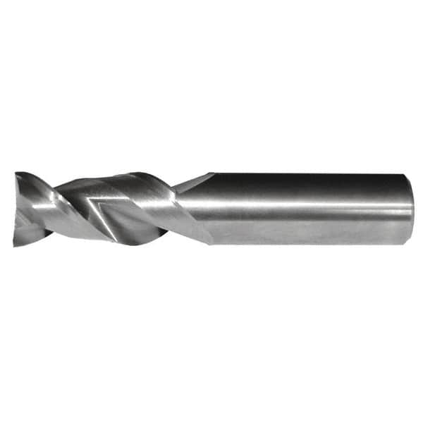 Kennametal - 3/8", 2 Flute, Single End, Solid Carbide, 0.06" Corner Radius End Mill - 4" OAL, 45° Helix, Right Hand Flute, 1-1/2" LOC, Right Hand Cut - Makers Industrial Supply