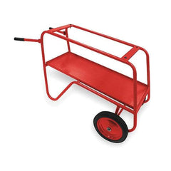 Rothenberger - 1/2" to 2" Pipe Capacity, Thread Machine Cart with Stationary Head - 30" High, 400 Lb Capacity - Makers Industrial Supply