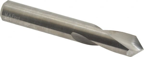 M.A. Ford - 3/8" Body Diam, 90°, 2-1/2" OAL, Solid Carbide Spotting Drill - Makers Industrial Supply