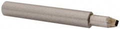 Made in USA - 1/8" Max Concave Radius Single Point Diamond Dresser - 2" Long x 3/8" Shank Diam - Makers Industrial Supply