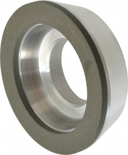 Made in USA - 3" Diam, 1-1/4" Hole Size, 7/8" Overall Thickness, 150 Grit, Type 11 Tool & Cutter Grinding Wheel - Very Fine Grade, Diamond - Makers Industrial Supply