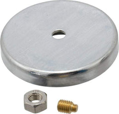 Made in USA - Magnetic Indicator Base - 2" Base Diam, 60 Lb Magnetic Pull - Makers Industrial Supply