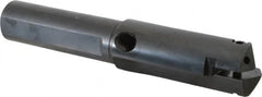 Allied Machine and Engineering - Series C, 1-1/2 to 2-3/8" Diam, 1-1/4" Diam Straight Shank, Straight Flute Spade Drill - 4" Max Depth, 5" Body Length, 8" OAL, Short Length, Through Coolant - Makers Industrial Supply