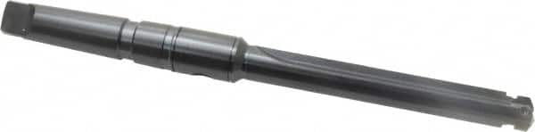 Allied Machine and Engineering - Series A, 31/32 to 1-3/8" Diam, 4MT Taper Shank, Straight Flute Spade Drill - 7-3/4" Max Depth, 10-7/32" Body Length, 14-5/16" OAL, Standard Length, Through Coolant - Makers Industrial Supply