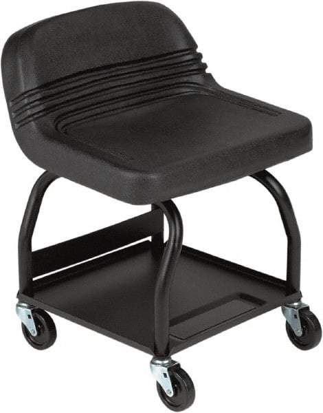 Whiteside - 480 Lb Capacity, 4 Wheel Creeper Seat - Steel, 24" High x 18" Wide - Makers Industrial Supply